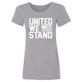 thumbnail image 1 of United We Stand Womens crewneck tee, 1 of 2
