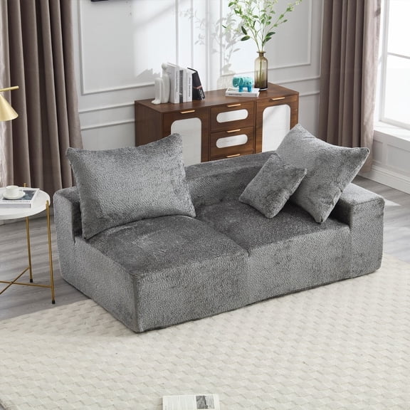 United We Win - Chenille Fabric Two-Person Sofa, Flexible & Changeable, Leisure Sitting Bliss