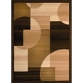 thumbnail image 1 of United Weavers Dallas Area Rug 851-11150 Zoom Zoom Brown Circles Boxes 2' 3" x 7' 2" Rectangle, 1 of 3