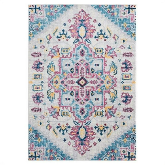 United Weavers Abigail Bryony Cream Accent Rug - (2 Foot 7 Inch x 7 Foot 2 Inch )