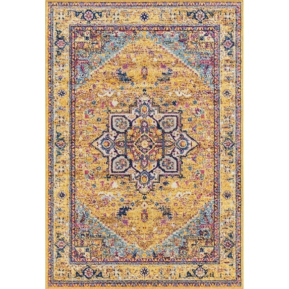 United Weavers Abigail Zaylee Burnt Orange Area Rug 5'3" x 7'2"