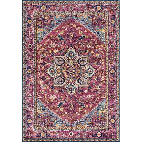 United Weavers Abigail Zuri Magenta Area Rug 5'3" x 7'2"