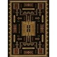 thumbnail image 1 of United Weavers Affinity Area Rug 750-01870 Coltan Black Diamonds Lines 7' 10" x 10' 6" Rectangle, 1 of 5