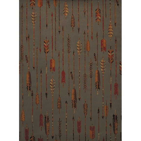 United Weavers Affinity Area Rug 750-06367 Quilted Arrow Blue/Grey 1' 11" x 7' 2" Rectangle