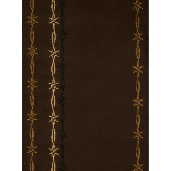 United Weavers Affinity Barb Wire Brown Oversize Rug 7'10" x 10'6"