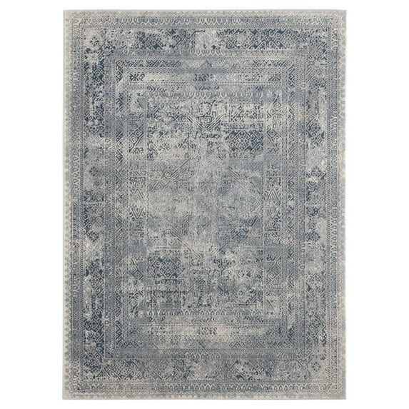 United Weavers Allure Area Rug 2620 32060 Bellamy Blue Faded Shaded 2' 7" x 7' 2" Rectangle