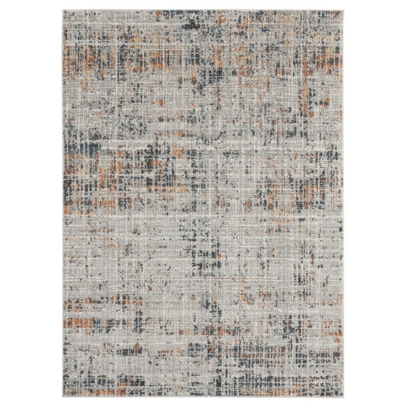 United Weavers Allure Area Rug 2620 36075 Livia Blue Scratched Distressed 2' 7" x 7' 2" Rectangle