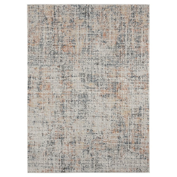 United Weavers Allure Area Rug 2620 37075 Livia Ivory Lines Scratched 2' 7" x 7' 2" Rectangle