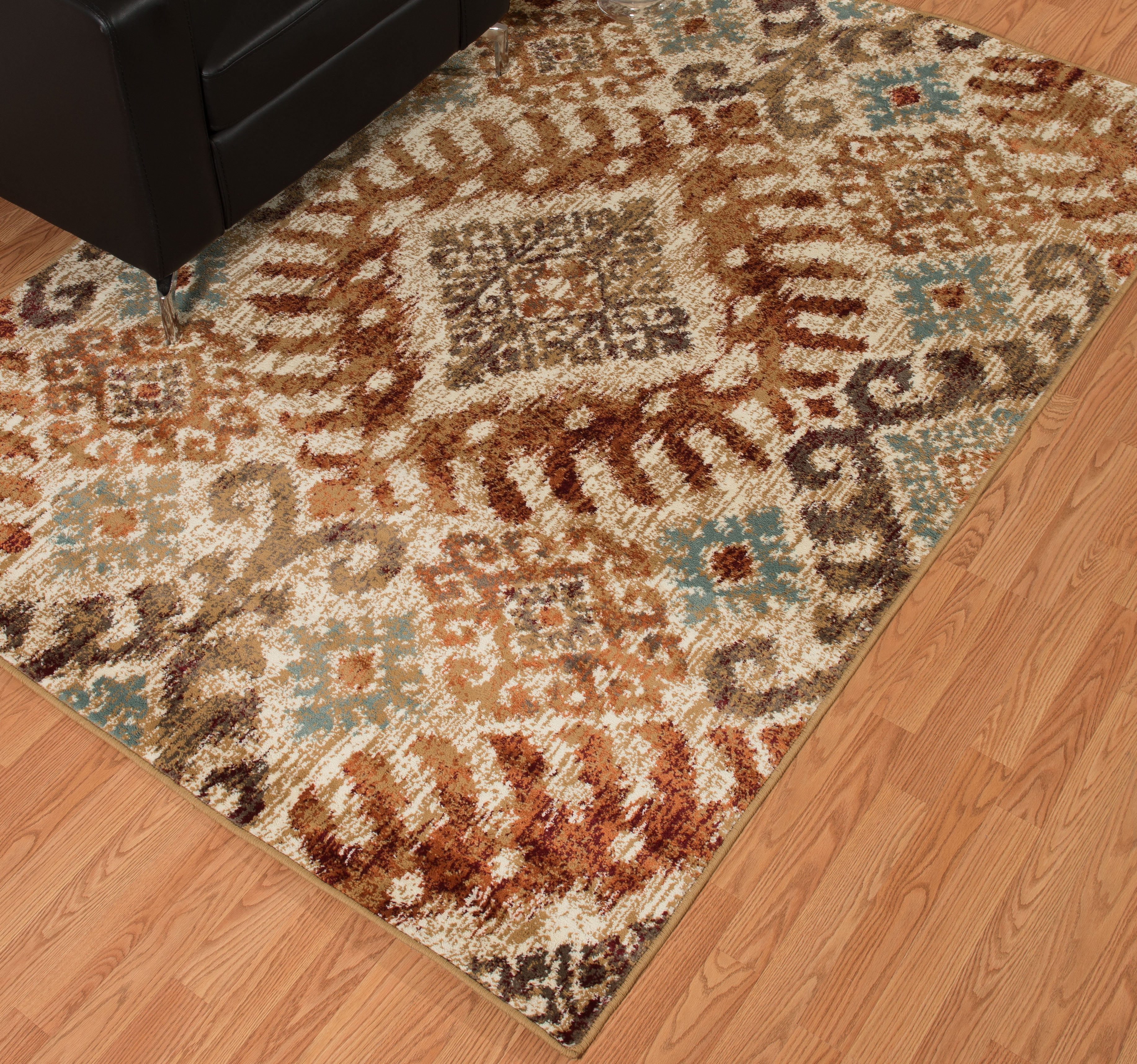 United Weavers Amarna Verazanno Distressed Crimson Woven Olefin Area Rug or Runner