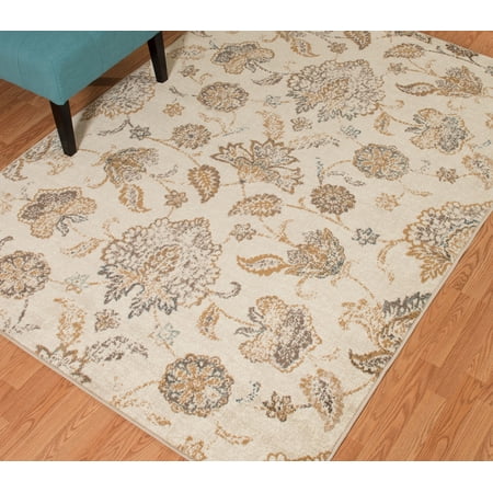 United Weavers Amarna Via Vicoasa Distressed Linen Woven Olefin Area Rug or Runner