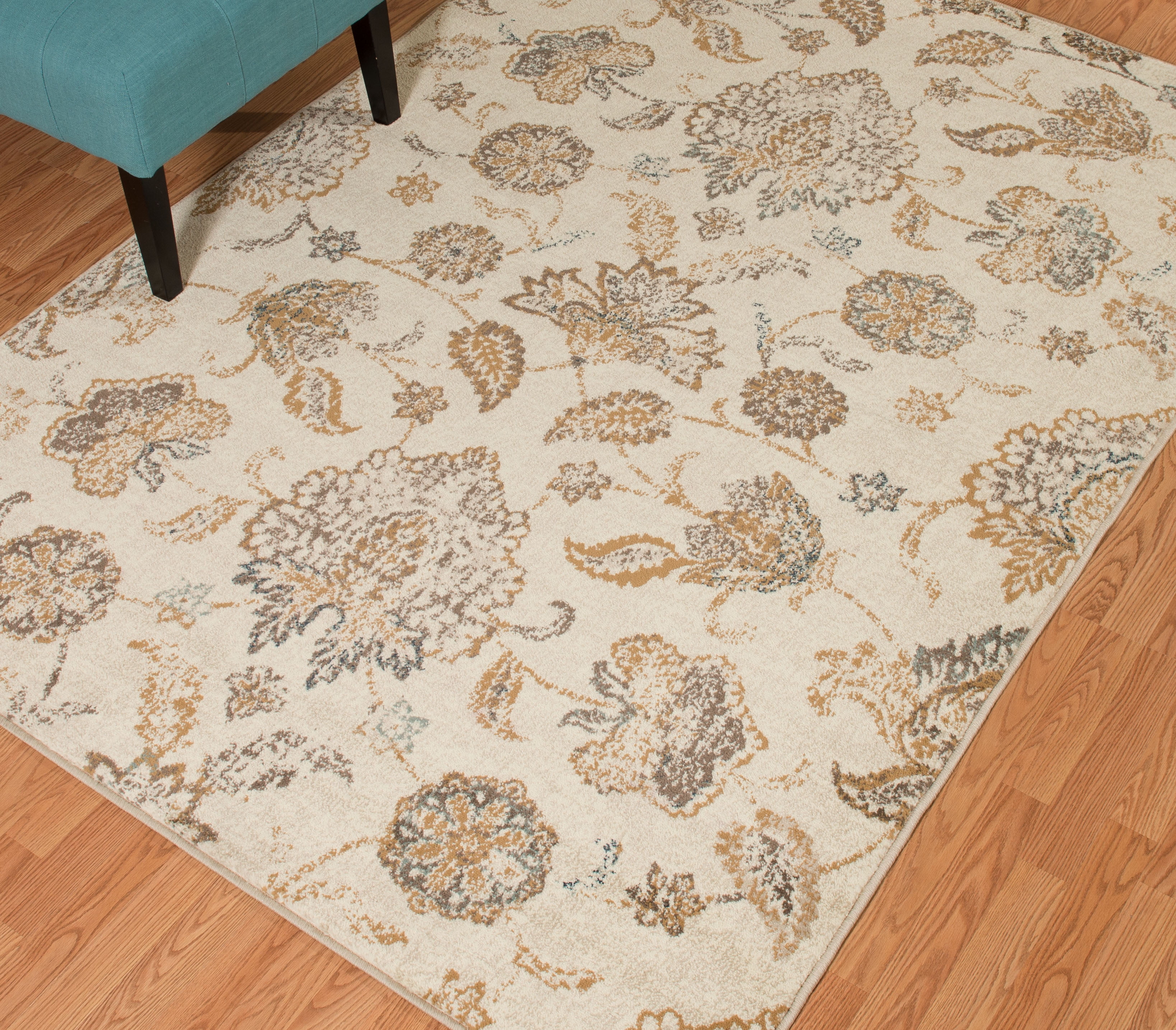 United Weavers Amarna Via Vicoasa Distressed Linen Woven Olefin Area Rug or Runner