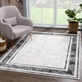 thumbnail image 1 of United Weavers Amir Firdaus Transitional Border Area Rug, Grey, 5'3" x 7'2", 1 of 5
