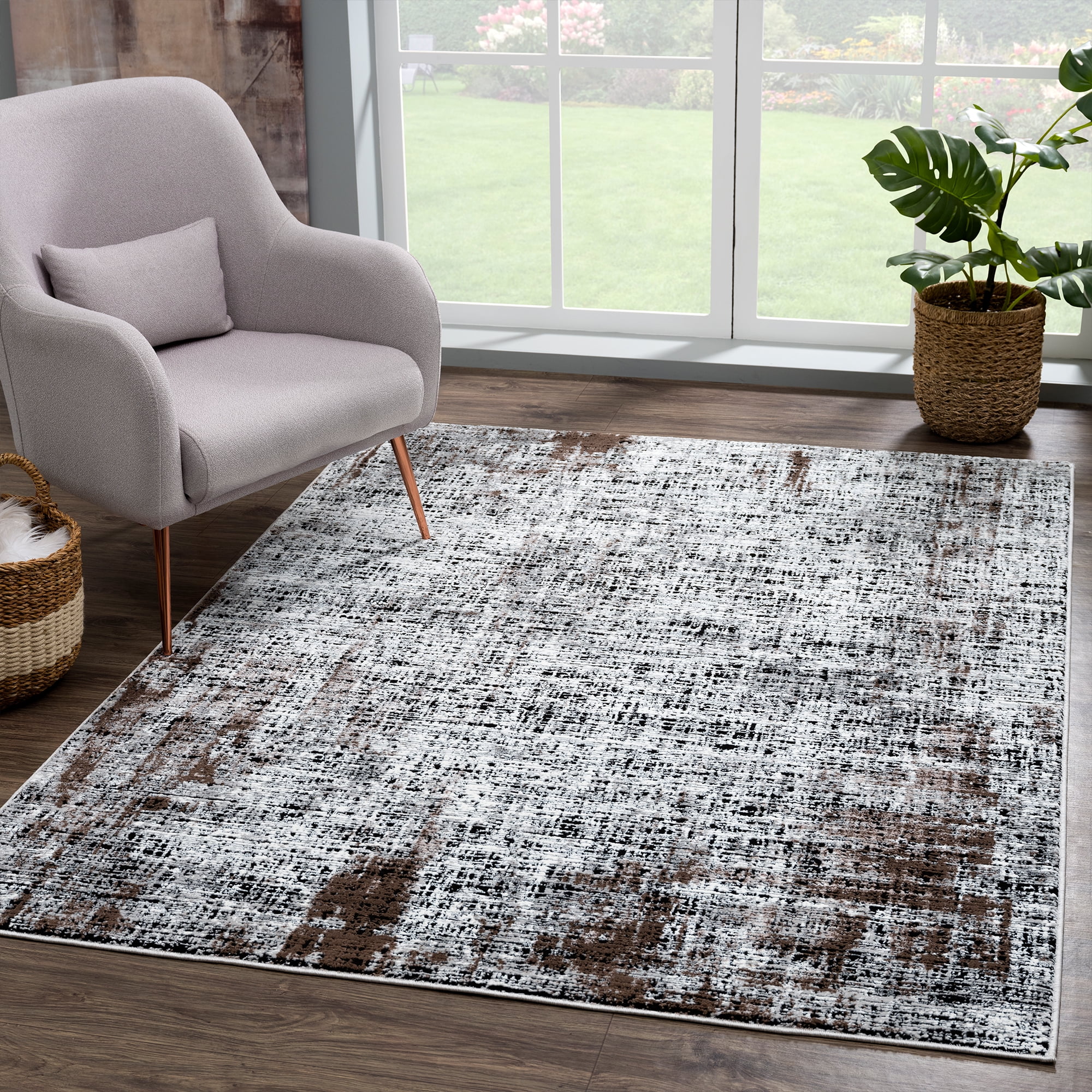United Weavers Amir Lyra Modern Abstract Runner Rug, Multicolor, 2'7" x 7'2"