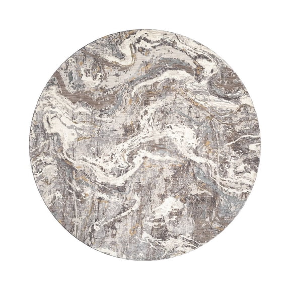 United Weavers Armada Area Rug 4545 21850 Blessed Grey Transitional, 8' Round,Grey