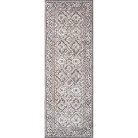 United Weavers Armada Area Rug 4545 21950 Amazing Grace Grey Transitional, 2'7" x 7'2",Grey