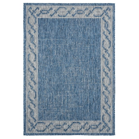 United Weavers Augusta Indoor/Outdoor Area Rug 3900 10060 Whitehaven Blue 7' 10" x 10' 6" Rectangle