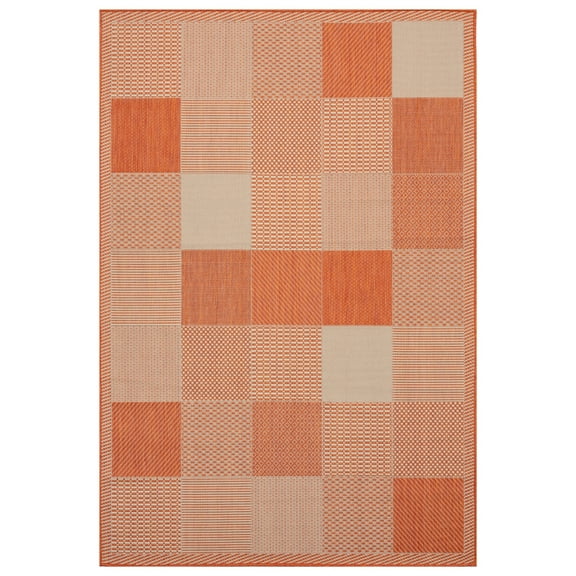 United Weavers Augusta Indoor/Outdoor Area Rug 3900 10729 Grand Anse Terracotta 5' 2" x 7' 6" Rectangle