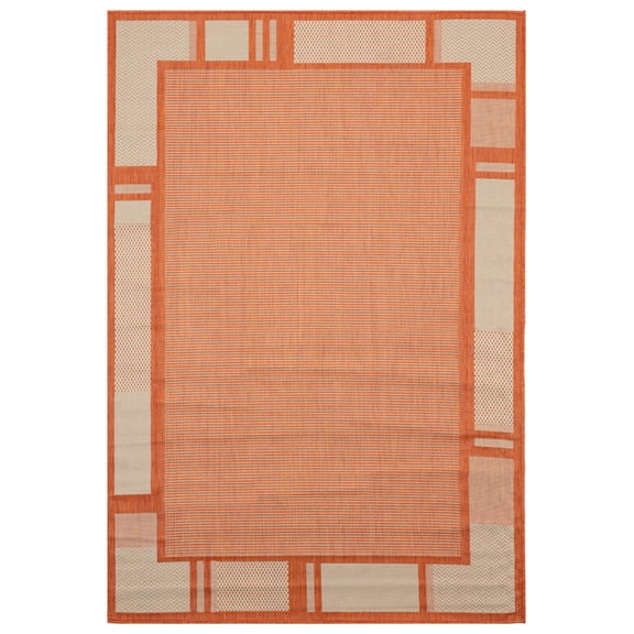United Weavers Augusta Indoor/Outdoor Area Rug 3900 10829 Matira Terracotta 5' 2" x 7' 6" Rectangle