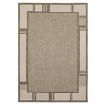 United Weavers Augusta Indoor/Outdoor Area Rug 3900 10850 Matira Brown 5' 2" x 7' 6" Rectangle