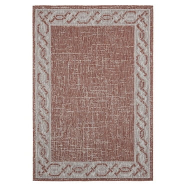 United Weavers Augusta Whitehaven Terracotta Area Rug 52 x 76