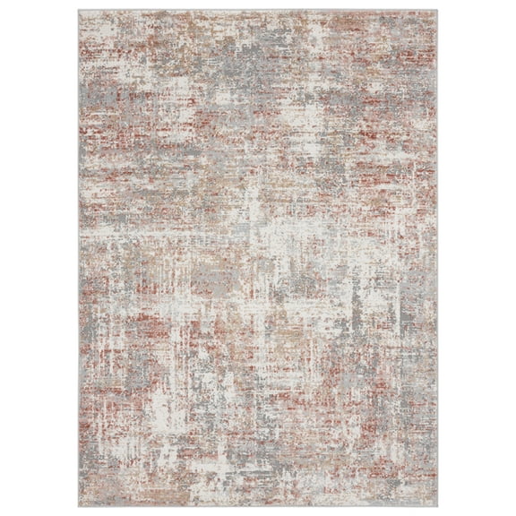 United Weavers Austin Area Rug 4540 20158 Elegance Rust Scratched Faded 9' 10" x 13' 2" Rectangle
