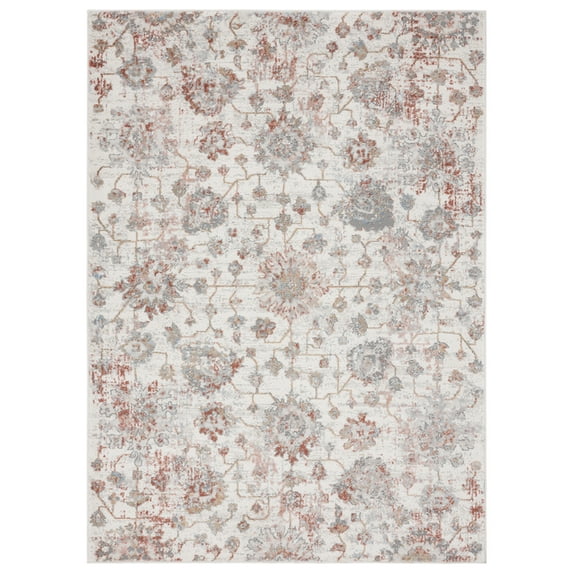 United Weavers Austin Area Rug 4540 20258 Heirloom Rust Petals Bulbs 1' 11" x 3' Rectangle