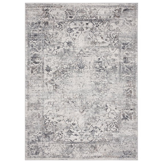 United Weavers Austin Area Rug 4540 20472 Clark Grey Vintage Bordered 9' 10" x 13' 2" Rectangle