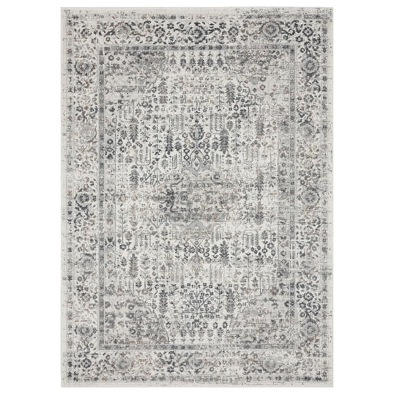 United Weavers Austin Area Rug 4540 20572 Nixon Grey Shaded Lined 1' 11" x 3' Rectangle