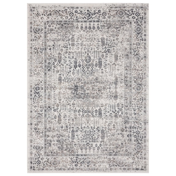 United Weavers Austin Area Rug 4540 20572 Nixon Grey Shaded Lined 7' 10 x 7' 10" Round