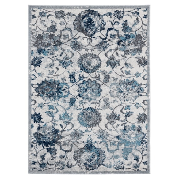 United Weavers Bali Area Rug 1815 30572 Sicily Grey Bulbs Repeat 7' 10 x 7' 10" Rectangle