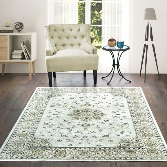 United Weavers Bedivere Allure Oriental Sand Woven Viscose Area Rug or Runner