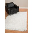 thumbnail image 1 of United Weavers Benella Mercia White Woven Polyester Shag Area Rug, 1 of 5