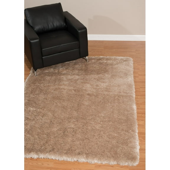 United Weavers Benella Messina Beige Woven Polyester Shag Area Rug