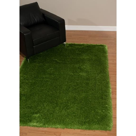 United Weavers Benella Venetia Green Woven Polyester Shag Area Rug
