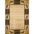 thumbnail image 1 of United Weavers Big Timber Duck Border Natural Woven Polypropylene Area Rug or Runner, 1 of 1