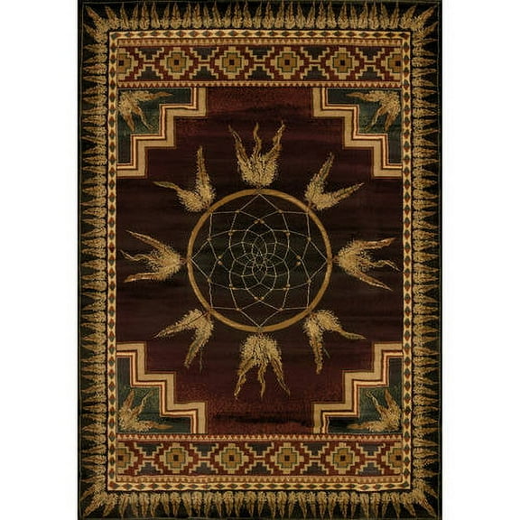 United Weavers Big Timber Native Dream Woven Polypropylene Area Rug or Runner