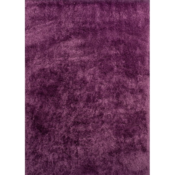 United Weavers Bliss Shag Area Rug 2300 00117 Nubia Purple Thick Soft 2' 7" x 3' 11" Rectangle