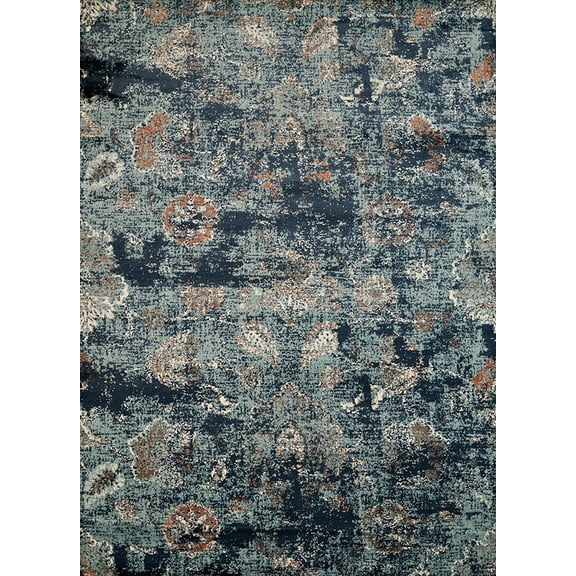 United Weavers Bridges Via Vicosa Blue 10x13 Rug 9'8" X 13'2"