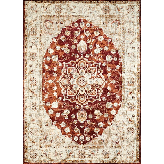 United Weavers Bridges Area Rug 3001-00436 Ponte Vecchio Crimson 1'10" x 7'2" Rectangle