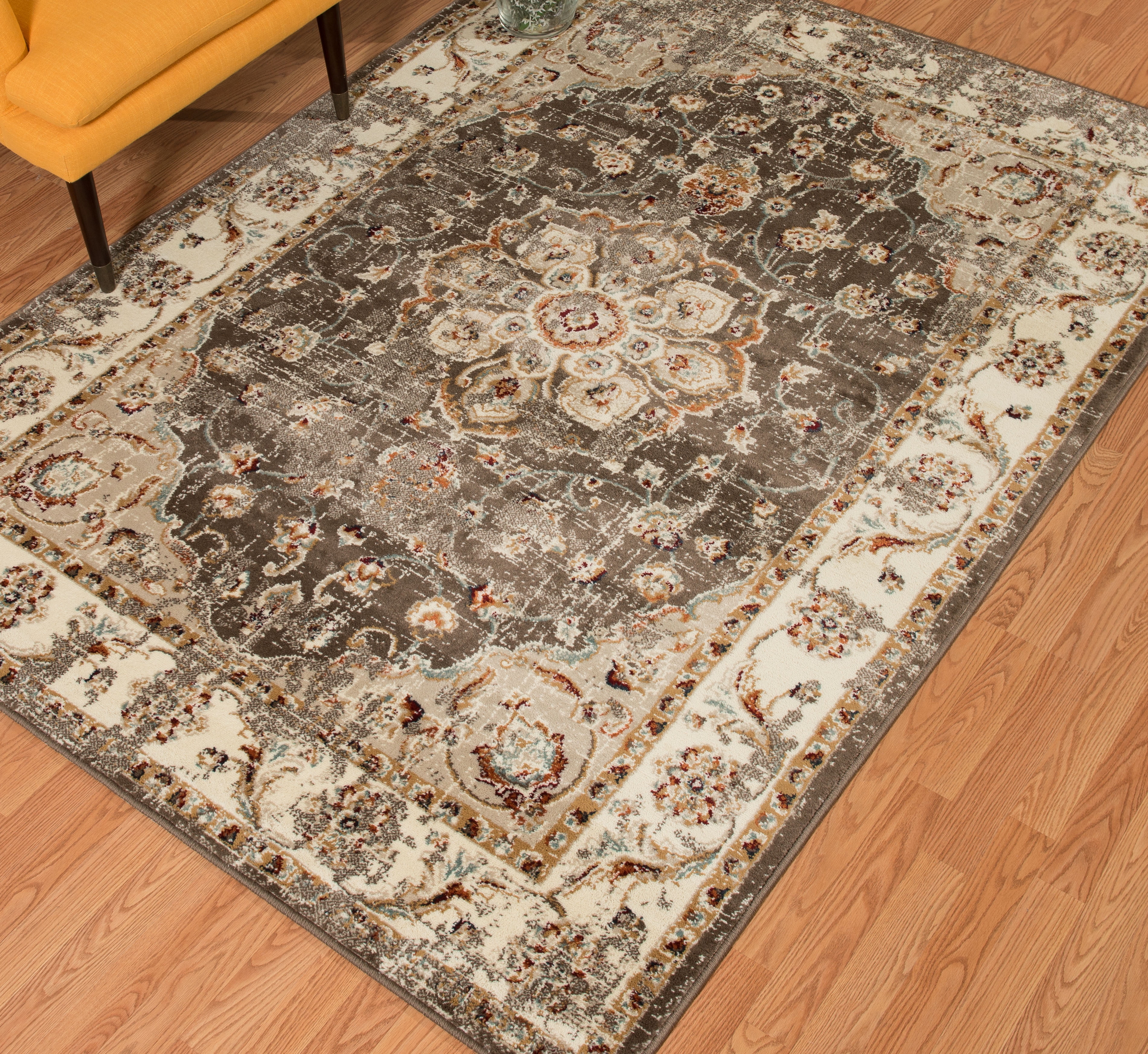 United Weavers Bridges Ponte Vecchio Taupe Runner Rug 1'10" X 7'2"