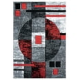thumbnail image 1 of United Weavers Bristol Area Rug 2050 10130 Epsilon Red Boxes Rings 1' 10" x 2' 8" Rectangle, 1 of 2