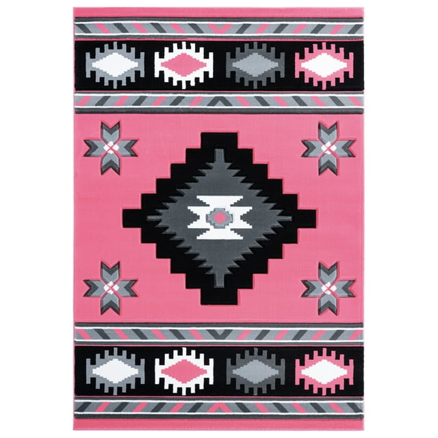 United Weavers Bristol Area Rug 2050 10486 Caliente Pink Angled Edges 7 ...
