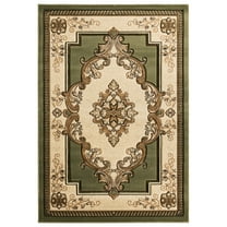 United Weavers Bristol Area Rug 2050 10545 Fallon Green Bulbs Medallion 1' 10" x 2' 8" Rectangle