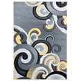 thumbnail image 1 of United Weavers Bristol Area Rug 2050 11312 Rhiannon Yellow Curls Swirls 2' 7" x  4' 2" Rectangle, 1 of 3
