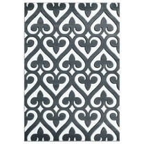 United Weavers Bristol Area Rug 2050 11472 Heartland Grey Swirls Dotted 5' 3" x 7' 6" Rectangle