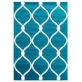 thumbnail image 1 of United Weavers Bristol Area Rug 2050 11569 Rodanthe Turquoise Curves Bumped 2' 7" x  4' 2" Rectangle, 1 of 2