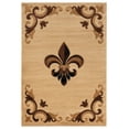 thumbnail image 1 of United Weavers Bristol Area Rug 2050 11726 Barnsley Beige Flur De Lis Solid 1' 10" x 2' 8" Rectangle, 1 of 2