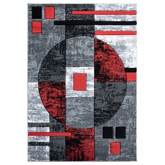 United Weavers Bristol Epsilon Red Area Rug 5'3 x 7'6