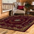thumbnail image 1 of United Weavers Brunswick Becca Oriental Border Area Rug, Burgundy, 5'3" x 7'6", 1 of 2