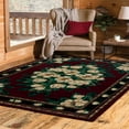 thumbnail image 1 of United Weavers Brunswick Eloise Traditional Floral Area Rug, Burgundy, 5'3" x 7'6", 1 of 2